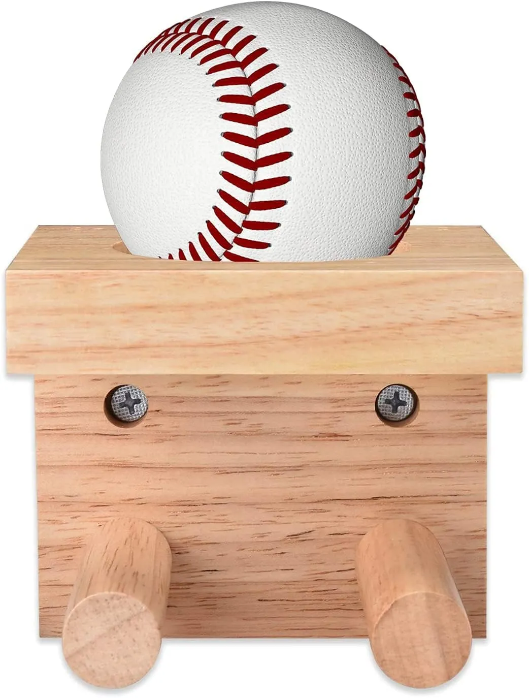 1 Pack Baseball Bat Holder Wall Mount Display Stand Hanger, Softball Storage Rack