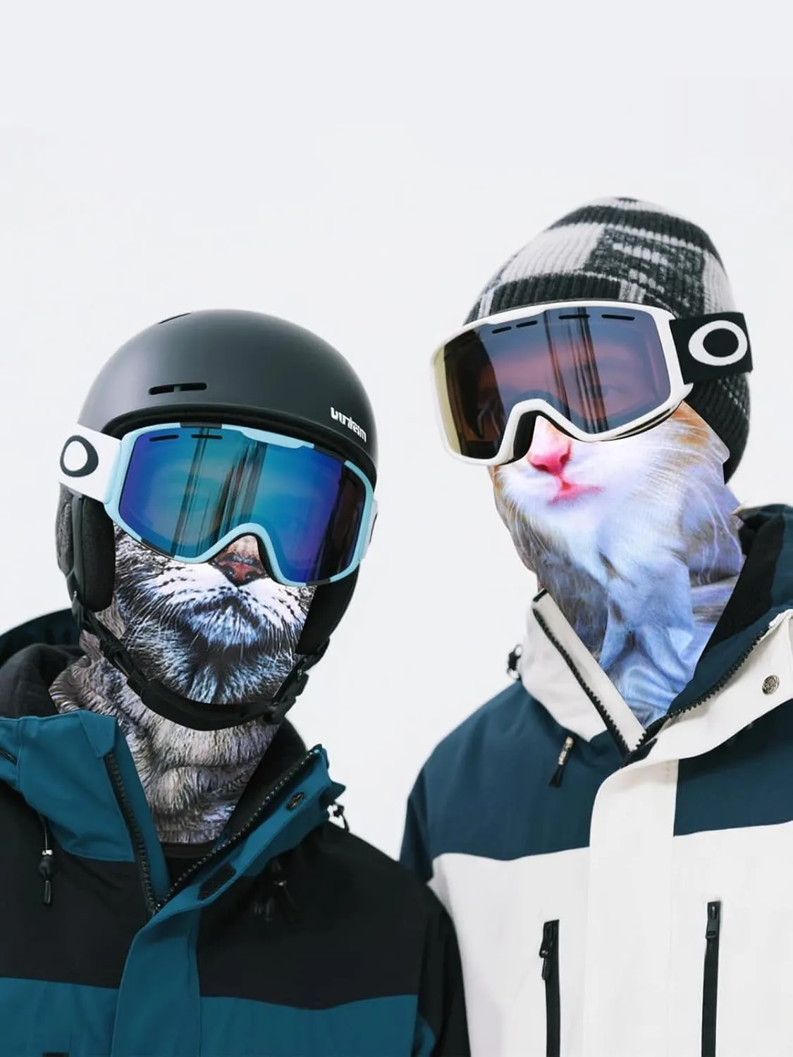 3D Cat Ski Mask Balaclava with Ears - Cat Shiesty Face Cover for Skiing, Music Festivals, Cycling, Halloween Parties