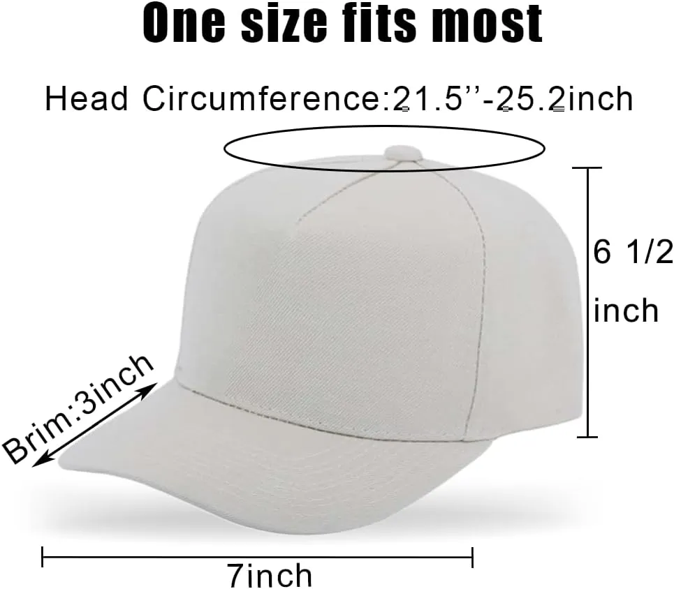 5-Panel Baseball Cap for Workouts, Hiking, Outdoor Sports, Customizable DIY Design, All-Season Comfort Fit, Adjustable