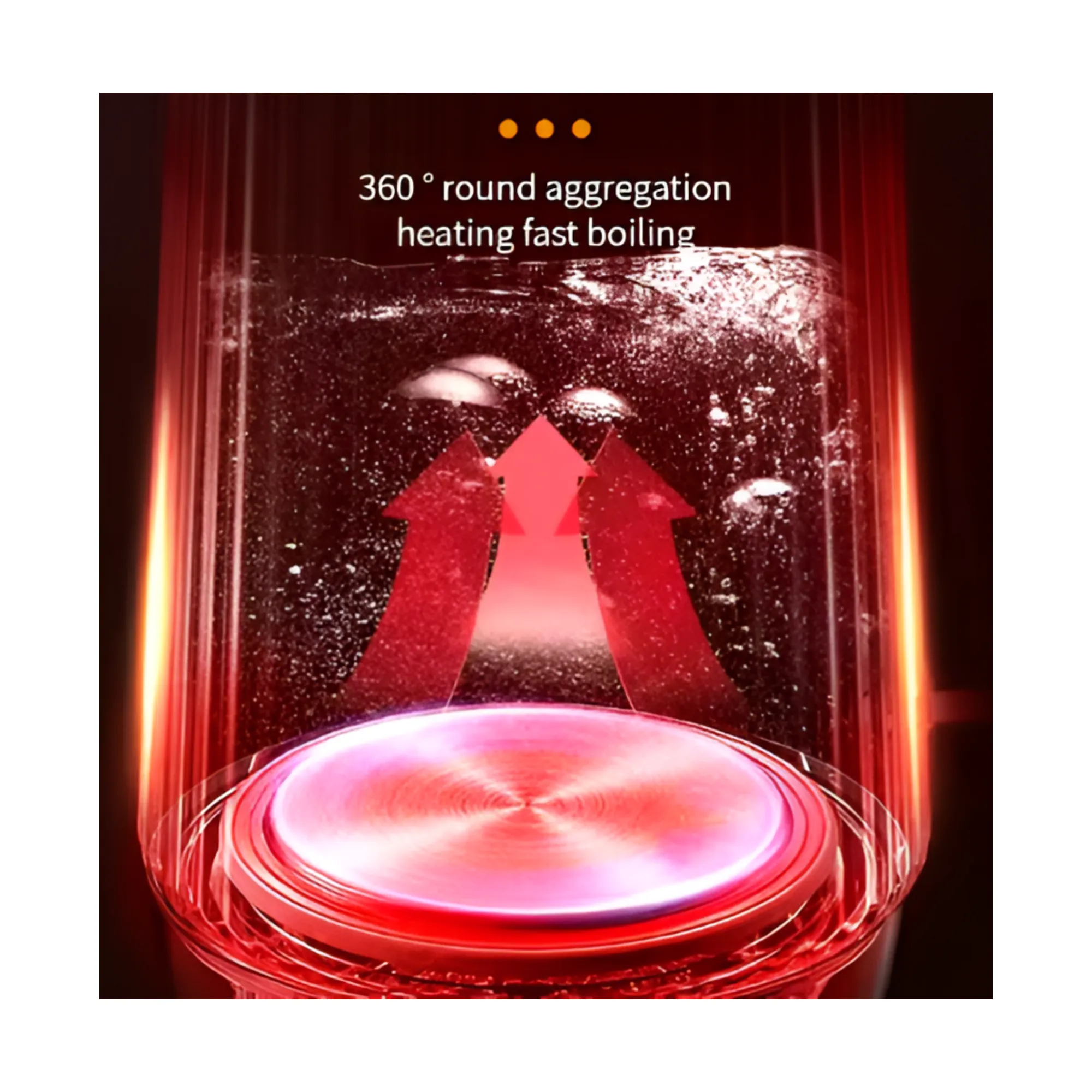 600W 0.8L Professional Household Handheld Portable Cordless Electric Kettle