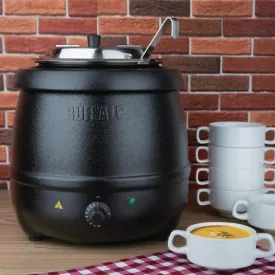 Apuro Black Soup Kettle 10Ltr