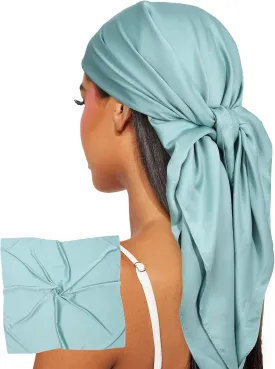 AWAYTR 35 Satin Head Scarves Women Like Silk Scarf Hair Bandanas Women Matte Neck Scarf Head Wrap Hair Headscarf