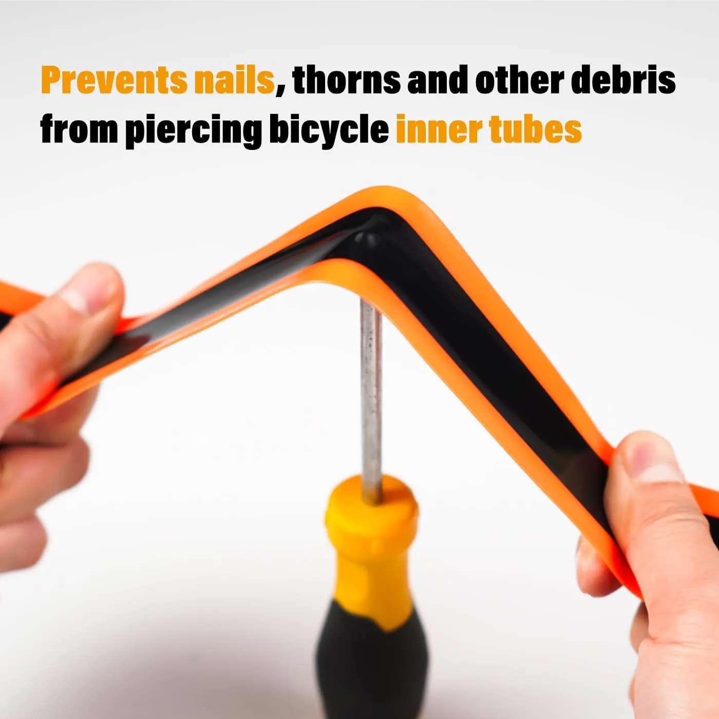 CNC Bike Tire Liners,Road Bike Puncture Proof Tire Liner,Mountain Bicycle Inner Tube Flat Protector-Self Adhesive Compatible with 18 20 24 26 27.5 28 29 MTB Tires and Road/Gravel Bike 700c Tires.