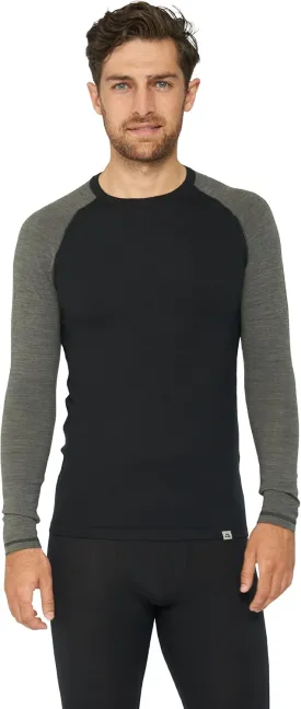 Danish Endurance Merino Wool Long Sleeve for Men, Thermal Top, Merino Wool Base Layer Underwear, with or Without a Zipper