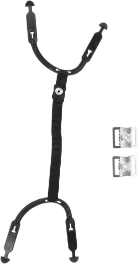 Elastic Hockey Helmet Chin Strap Snap Button Easy to Install Durable for Hockey Players