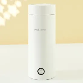 FUMATO Electric Kettle (400ml, 300W) - Portable, Multipurpose Kettle for Tea, Coffee, Baby Milk - Auto Shut-Off, Dry Protection - Travel-Friendly, White