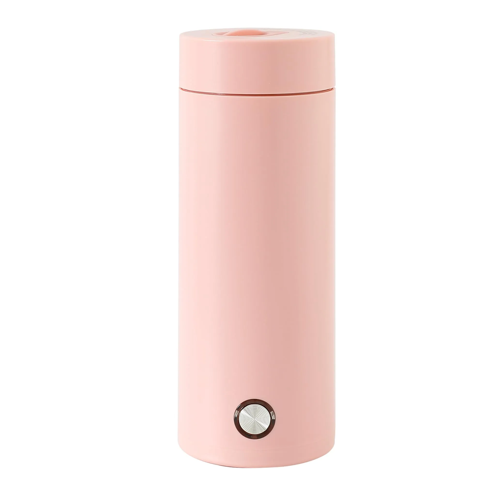 FUMATO Portable Electric Kettle (400ml, 300W) - Fast Heating, Auto Shut-Off & Dry Protection, Stainless Steel Interior, Perfect for Travel, Tea, Coffee - Pink