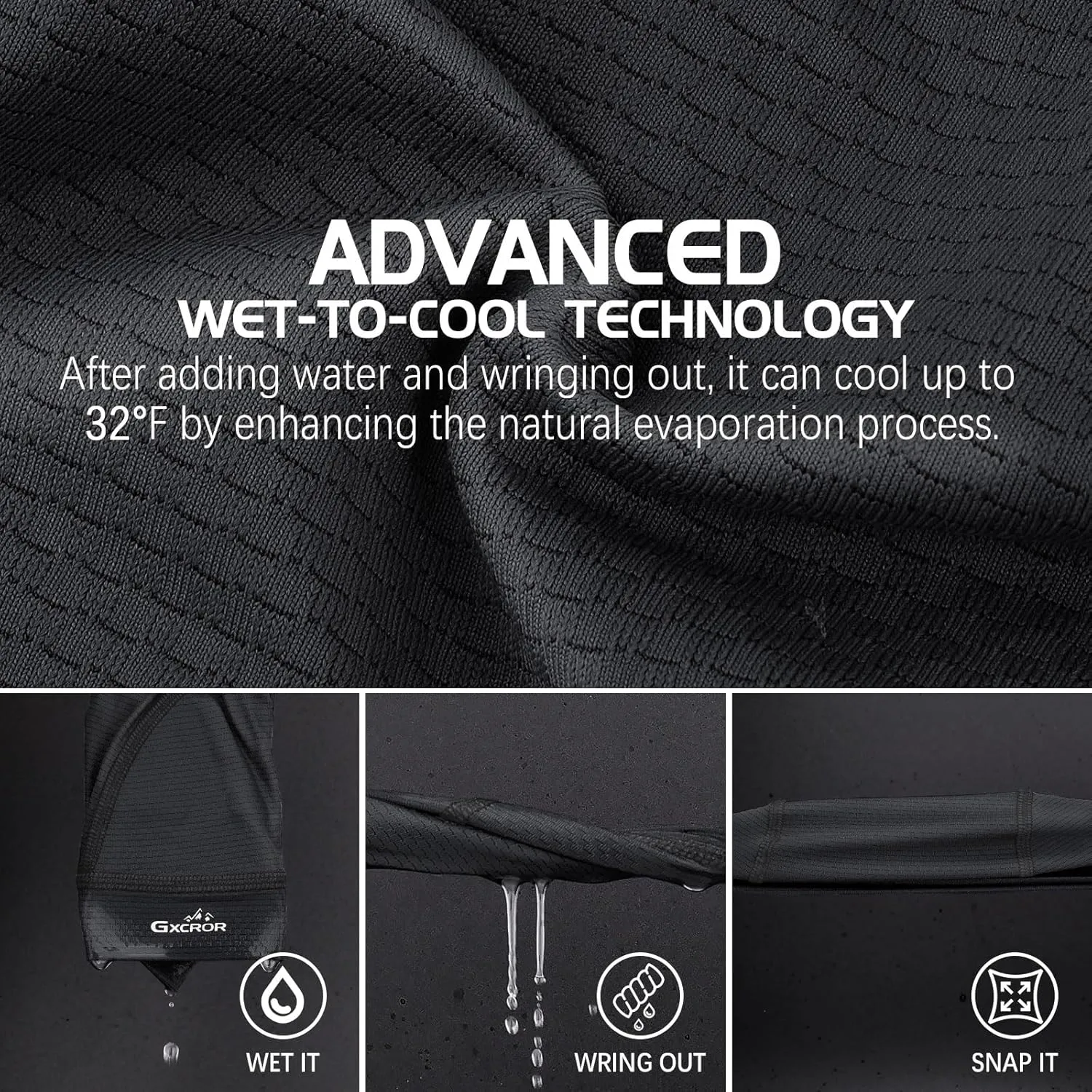 GXCROR 3 Pack Cooling Skull Cap with Sweat-Wicking & Anti-Odor Technology Quick-Dry Helmet Liner for Cycling Motorcycle