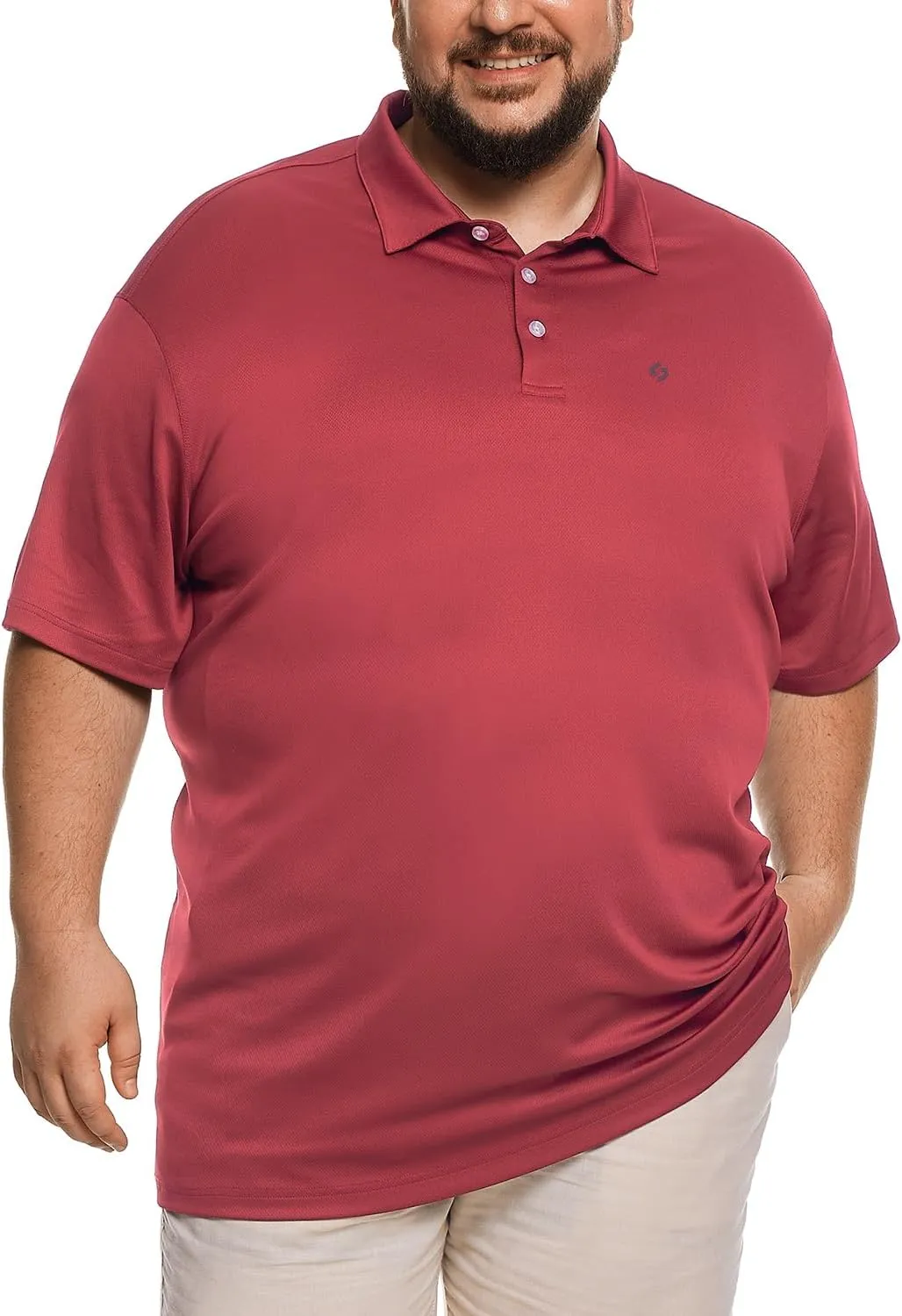 HOdo Big and Tall Mens Polo Shirt Moisture Wicking Sport Golf Shirts 2XL-6XL