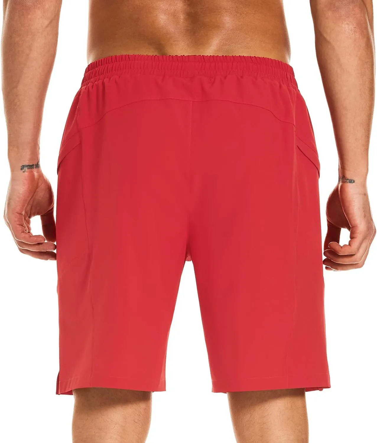 HODOSPORTS Mens Swim Trunks No Mesh Liner Mens Board Shorts 9 Inch Quick-Dry Bathing Suits with Zipper Pockets