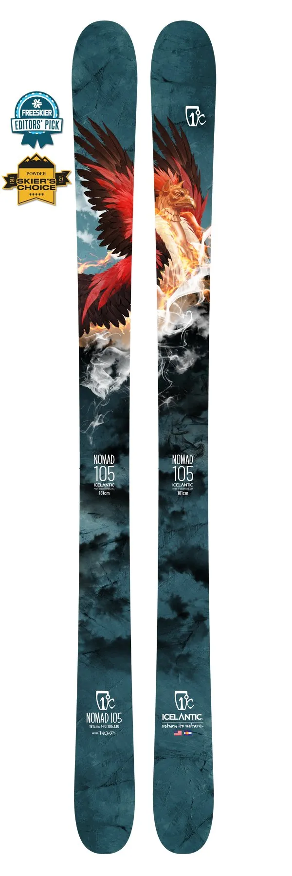 Icelantic Nomad 105 Skis - 2023