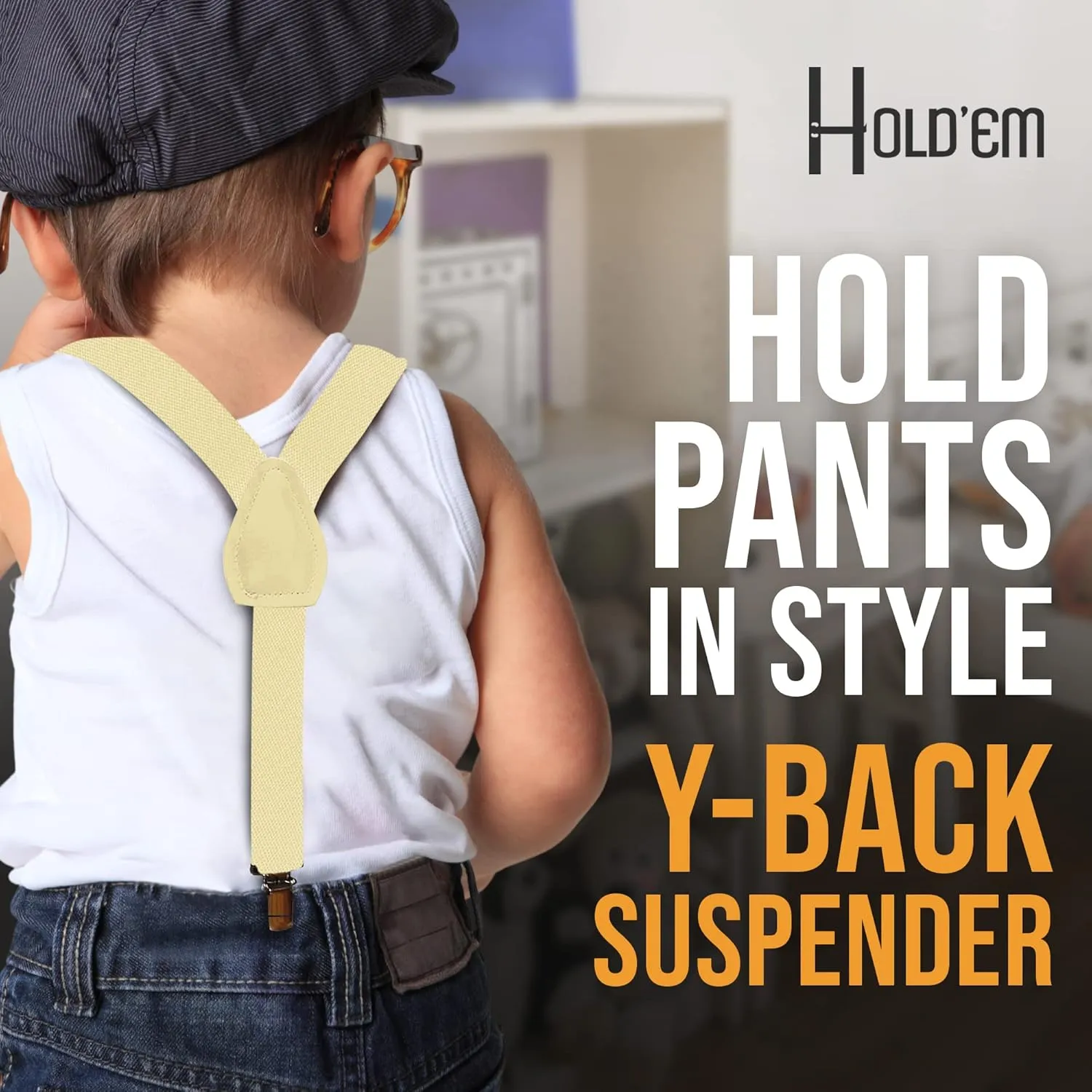 Kids and Baby Elastic Adjustable Solid Color Suspenders (Available in 3 sizes and 27 colors)