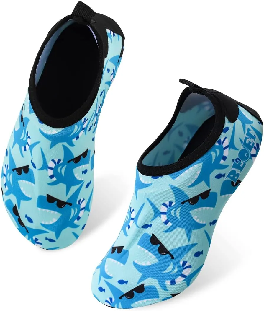 Kids Water Shoes for Toddler Boys Girls Big Kids Water Shoes Swim Socks Quick Dry Non-Slip Water Beach Aqua Sports Shoes