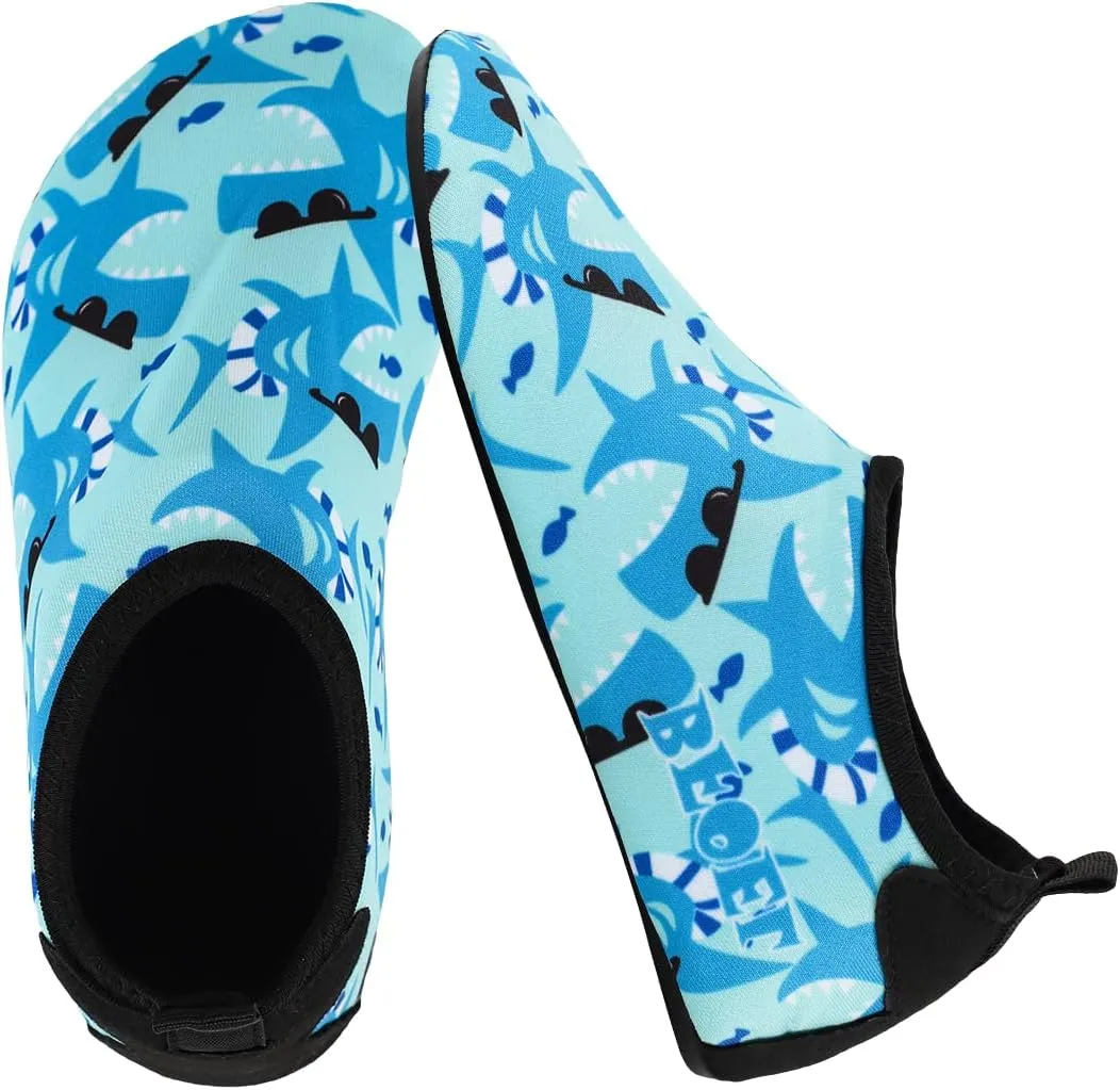 Kids Water Shoes for Toddler Boys Girls Big Kids Water Shoes Swim Socks Quick Dry Non-Slip Water Beach Aqua Sports Shoes
