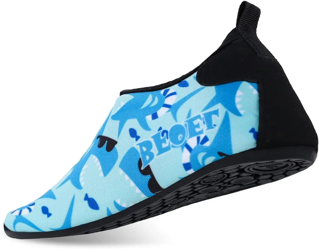 Kids Water Shoes for Toddler Boys Girls Big Kids Water Shoes Swim Socks Quick Dry Non-Slip Water Beach Aqua Sports Shoes