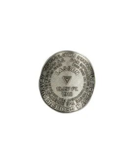 Lassen Hiking Stick Medallion