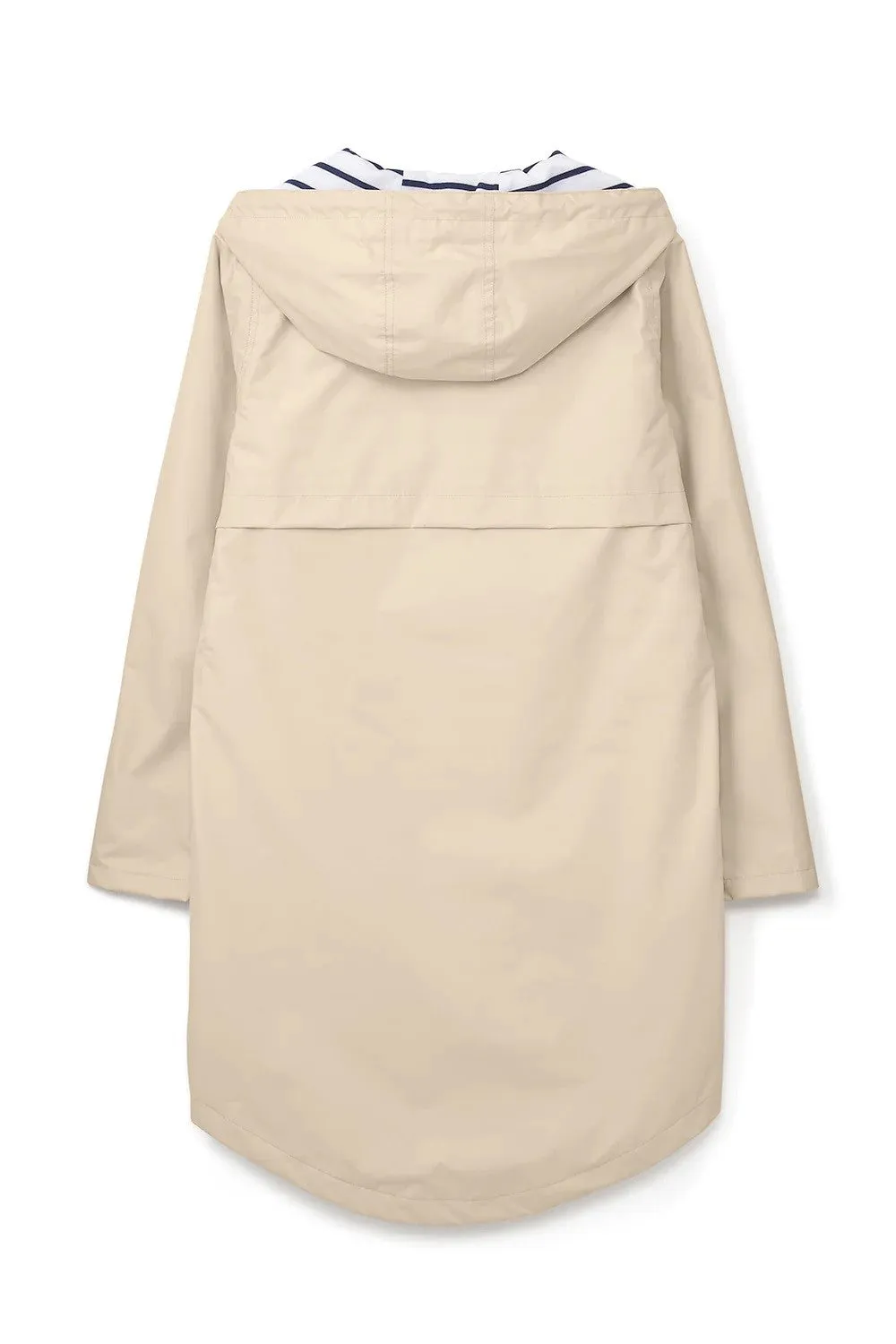 Lighthouse Beachcomber Long Waterproof Jacket-CREAM