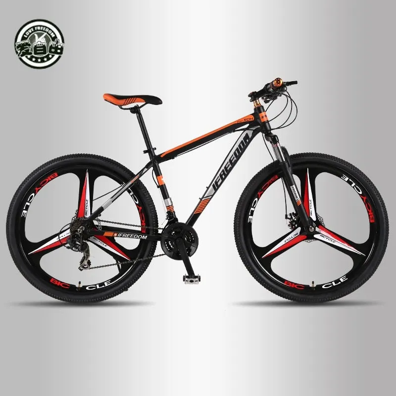 Love Freedom High Quality 29 Inch Mountain Bike 21/24 Speed Aluminum Frame Bicycle Front And Rear Mechanical Disc Brake