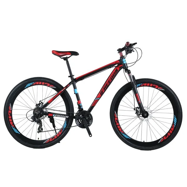Love Freedom High Quality 29 Inch Mountain Bike 21/24 Speed Aluminum Frame Bicycle Front And Rear Mechanical Disc Brake