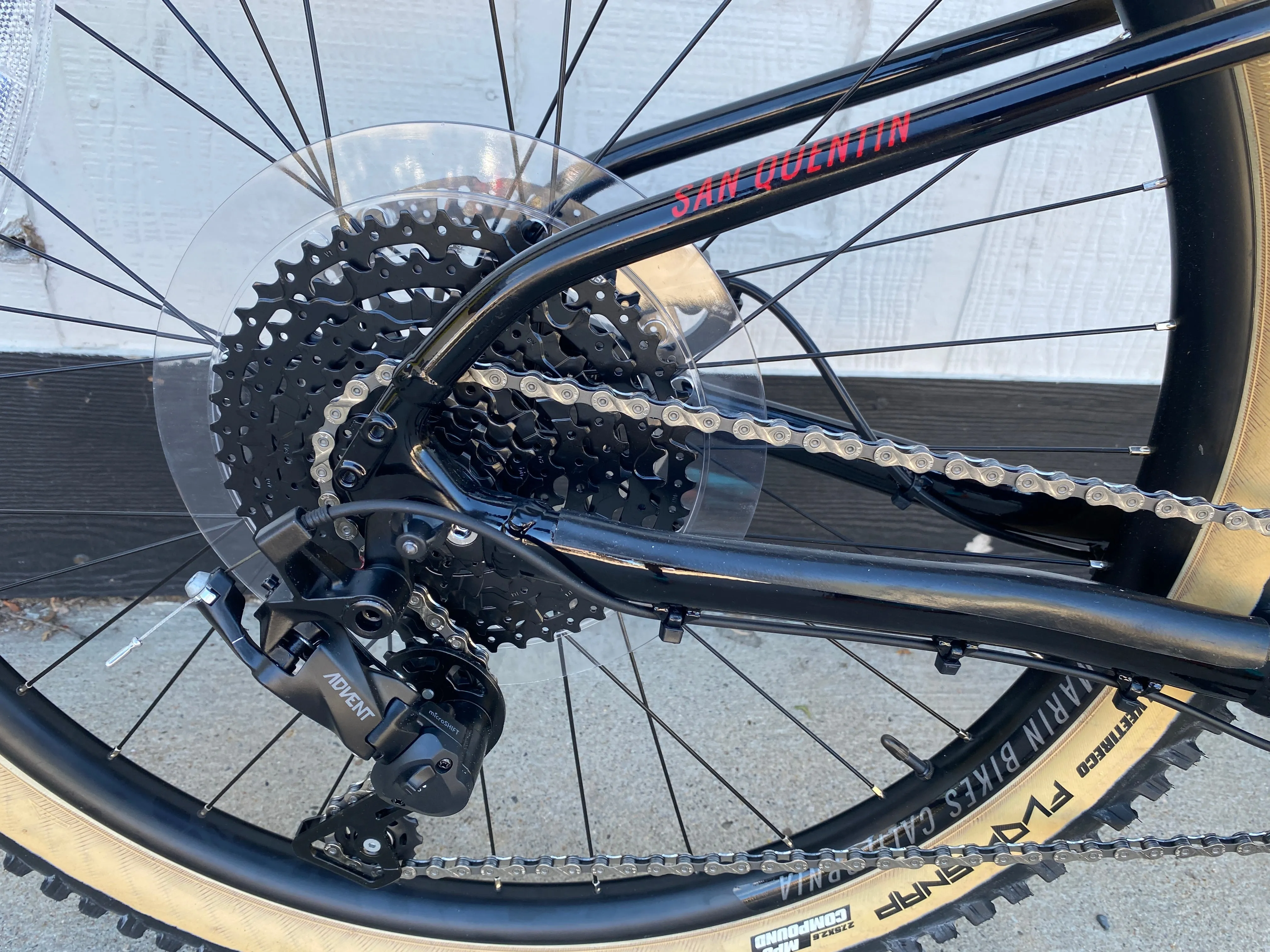 Marin San Quentin 1 Hardtail Mountain Bike, Black/Tan