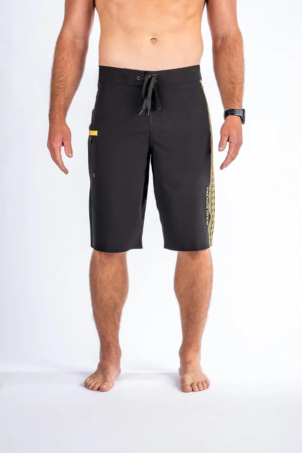 Maui Rippers Very Long 4 Way Stretch Boardshorts 24 Inch Outseam