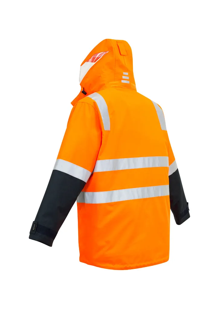 Mens Hi Vis 4in1 Waterproof Jacket