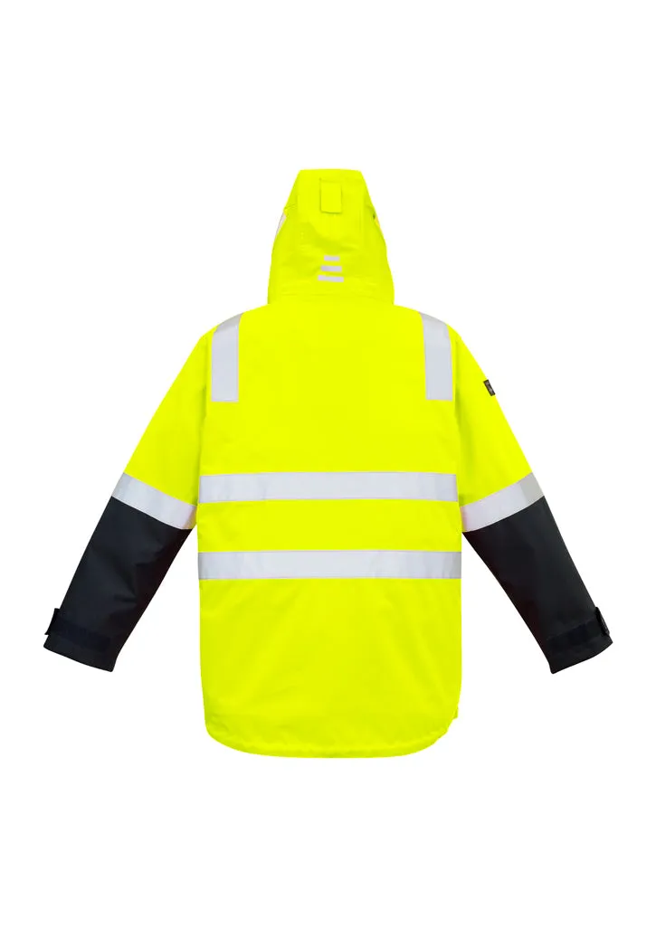 Mens Hi Vis 4in1 Waterproof Jacket