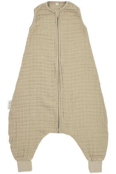 Meyco Baby Summer Sleep Overall Jumper Pre-washed Muslin Uni - Sand - 92cm