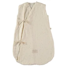 nobodinoz Sleeping Bag Dreamy Honey Sweet Dots Natural