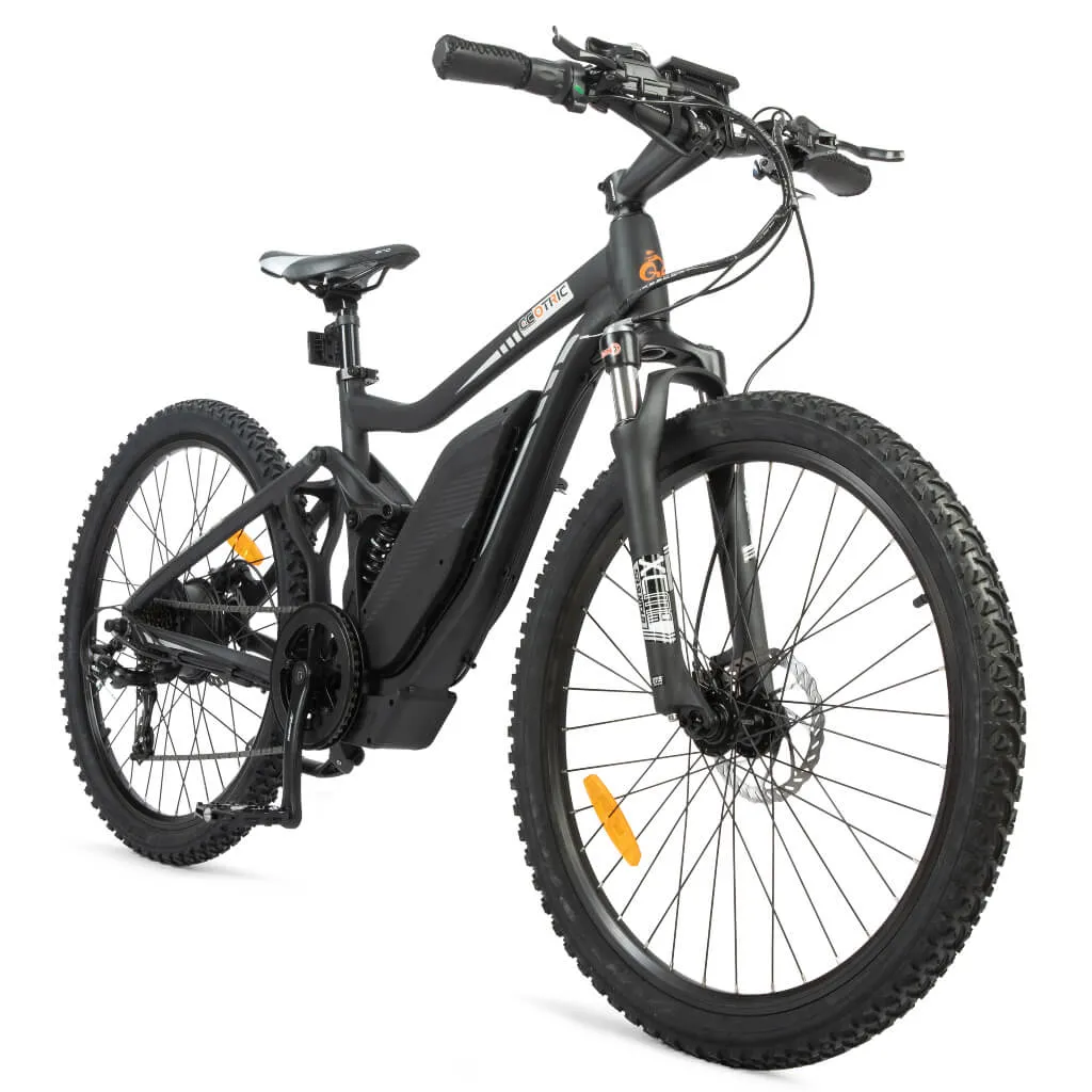 On Sale! Ecotric Tornado 48V 750W Full Suspension Electric Mountain Bike