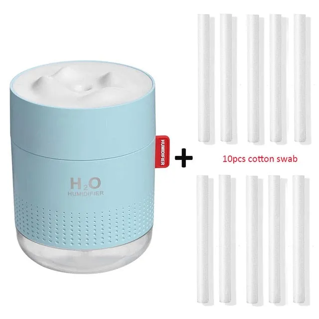 Wireless Air Humidifier USB Portable Aroma Diffuser 2000mAh Battery Rechargeable