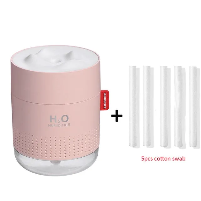 Wireless Air Humidifier USB Portable Aroma Diffuser 2000mAh Battery Rechargeable