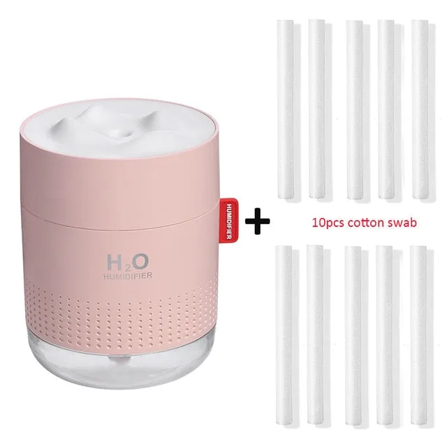 Wireless Air Humidifier USB Portable Aroma Diffuser 2000mAh Battery Rechargeable